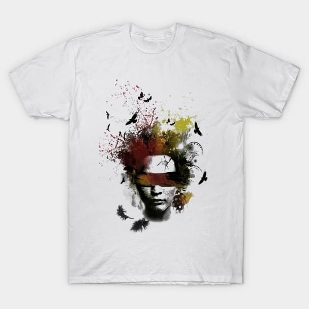 woman artistic design T-Shirt by Rudi T-Shirt